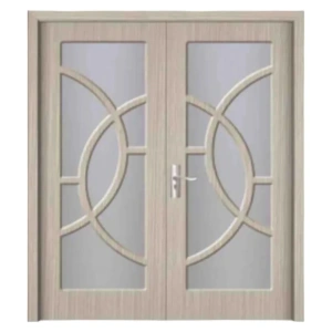 Usa Dubla de Interior din MDF cu cadru din lemn masiv Novo Doors ND220 de culoare Gri