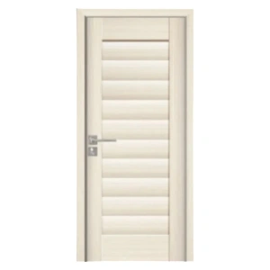 Usa de interior din MDF cu cadru din lemn masiv Novo Doors ND01 de culoare Gri