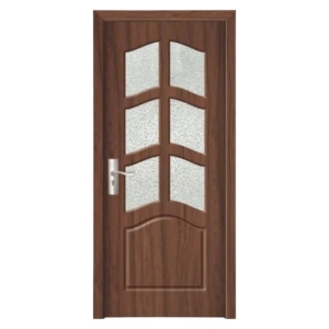 Usa de interior din MDF cu cadru din lemn masiv Novo Doors ND109 de culoare Gri