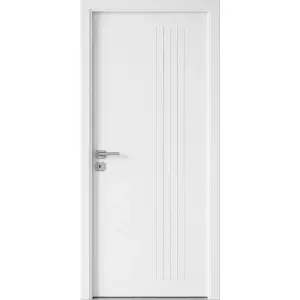 MDF beltéri ajtó Novo Doors ND19 LUX PREMIUM, tömörfa keret, komplett készlet, 10 cm-es állítható tok tartozék, takaróléc mindkét oldalon