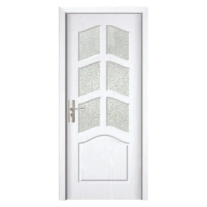 Usa de interior din MDF cu cadru din lemn masiv Novo Doors ND109 de culoare Alba