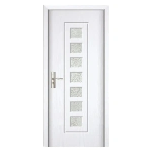 Usa de interior din MDF cu cadru din lemn masiv Novo Doors ND236 de culoare Alba