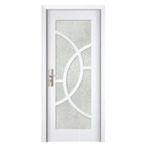 Usa de interior din MDF cu cadru din lemn masiv Novo Doors ND309 de culoare Alba