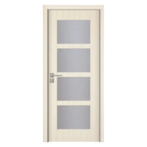 Usa de interior din MDF cu cadru din lemn masiv Novo Doors ND317 de culoare Gri