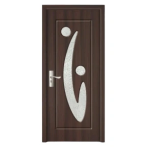 Usa de interior din MDF cu cadru din lemn masiv Novo Doors ND70 de culoare Stejar Auriu