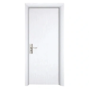 Usa de interior din MDF cu cadru din lemn masiv Novo Doors ND81 de culoare Alba