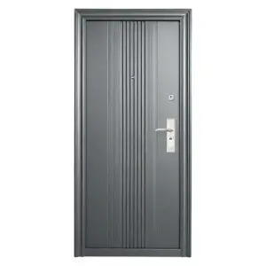 Usa metalica de exterior Novo Doors ND45, de culoare Gri Antracit, cu deschidere pe Stanga
