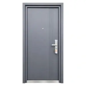 Usa metalica de exterior pentru casa si apartament Novo Doors ND7006 de culoare Gri Antracit cu deschidere pe Stanga