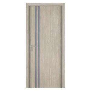 Novo Doors ND08 beltéri ajtó MDF-ből tömör fa kerettel, szürke színben a prémium luxus kategóriából