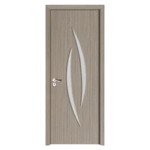 Usa de interior din MDF cu cadru din lemn masiv Novo Doors ND100 de culoare Gri