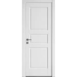 MDF beltéri ajtó Novo Doors ND18 LUX PREMIUM, tömörfa keret, komplett készlet, 10 cm-es állítható tok tartozék, takaróléc mindkét oldalon