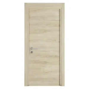 MDF beltéri ajtó Novo Doors NDM02 LUX PREMIUM, tömörfa keret, komplett készlet, 10 cm-es állítható tok tartozék, takaróléc mindkét oldalon