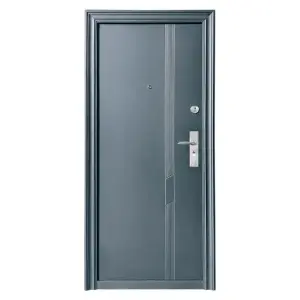 Usa metalica de exterior Novo Doors ND43, de culoare Gri Antracit, cu deschidere pe Stanga