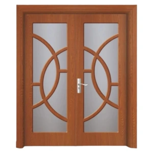Usa Dubla de Interior din MDF cu cadru din lemn masiv Novo Doors ND220 de culoare Gri