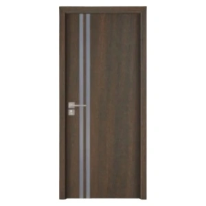 Novo Doors ND08 beltéri ajtó MDF-ből tömör fa kerettel, wenge színben a prémium luxus kategóriából