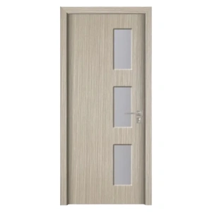 Usa de interior din MDF cu cadru din lemn masiv Novo Doors ND316 de culoare Gri