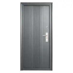 Usa metalica de exterior Novo Doors ND45, de culoare Gri Antracit, cu deschidere pe Stanga