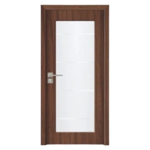 Novo Doors ND110-1 beltéri ajtó tömörfa kerettel MDF-ből, dió szín a standard kategóriából