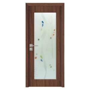 Usa de interior din MDF cu cadru din lemn masiv Novo Doors ND110 de culoare Gri