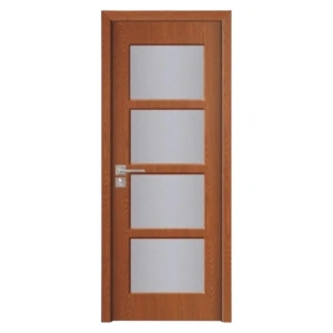 Usa de interior din MDF cu cadru din lemn masiv Novo Doors ND317 de culoare Gri