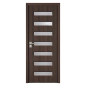 Novo Doors ND318 beltéri ajtó MDF-ből tömörfa kerettel, wenge színben a standard kategóriából