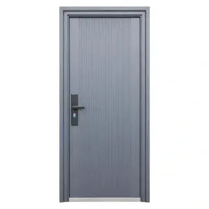 Usa metalica de exterior pentru casa si apartament Novo Doors ND6003 de culoare Gri Antracit cu deschidere pe Dreapta