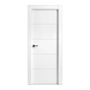 MDF beltéri ajtó Novo Doors ND15 LUX PREMIUM, tömörfa keret, komplett készlet, 10 cm-es állítható tok tartozék, takaróléc mindkét oldalon