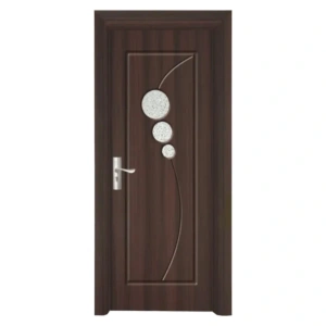 Usa de interior din MDF cu cadru din lemn masiv Novo Doors ND17 de culoare Stejar Auriu