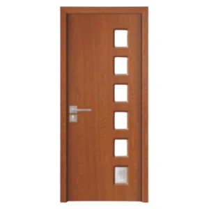 Usa de interior din MDF cu cadru din lemn masiv Novo Doors ND319 de culoare Gri