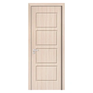 Usa de interior din MDF cu cadru din lemn masiv Novo Doors ND82 de culoare Gri