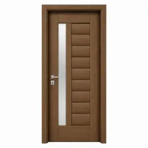 Usa de interior din MDF cu cadru din lemn masiv Novo Doors ND03 de culoare Stejar Auriu