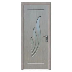 Usa de interior din MDF cu cadru din lemn masiv Novo Doors ND310 de culoare Gri