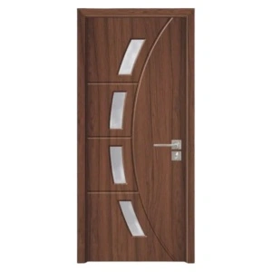 Novo Doors ND508 MDF beltéri ajtó tömörfa kerettel, dió színben a standard kategóriából