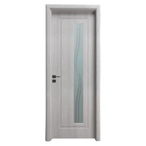 MDF beltéri ajtó Novo Doors ND93 LUX PREMIUM, tömörfa keret, komplett készlet, 10 cm-es állítható tok tartozék, takaróléc mindkét oldalon