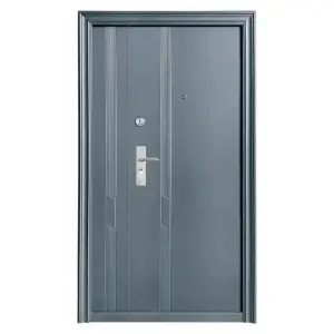 Usa metalica dubla de exterior Novo Doors ND43D, de culoare Gri Antracit, cu deschidere pe Dreapta