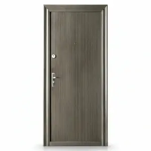 Usa metalica de exterior Novo Doors ND7003  de culoare Gri antracit granit cu deschidere pe Dreapta