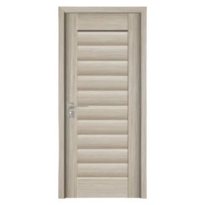 Usa de interior din MDF cu cadru din lemn masiv Novo Doors ND01 de culoare Gri