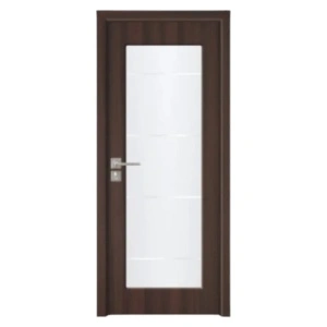 Novo Doors ND110-1 beltéri ajtó MDF-ből tömörfa kerettel, wenge színben a standard kategóriából