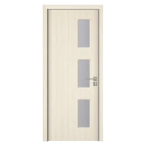 Usa de interior din MDF cu cadru din lemn masiv Novo Doors ND316 de culoare Gri
