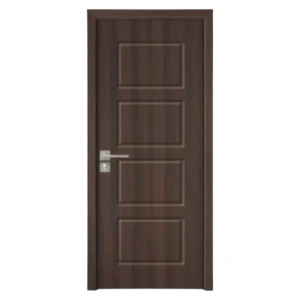 Usa de interior din MDF cu cadru din lemn masiv Novo Doors ND82 de culoare Gri