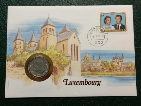 Luxemburg 1980 - FDC cu moneda 10 frank, necirculata