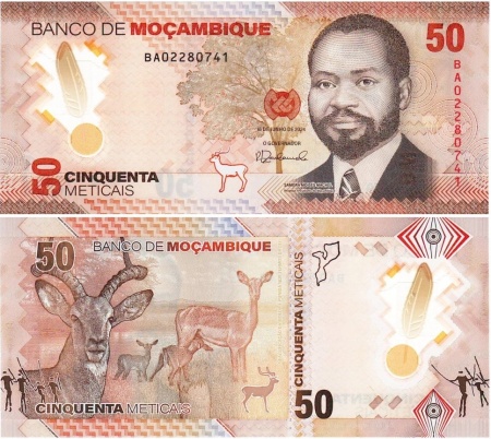 Mozambic 2024 - 50 meticais, necirculata - polimer