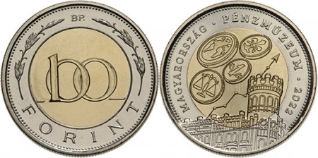 Ungaria 2022 - 100 forint, Muzeul de monede - necirculata