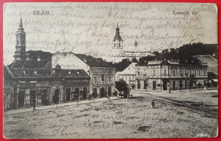 1925 - Zalău, piata Kossuth (jud. Salaj)