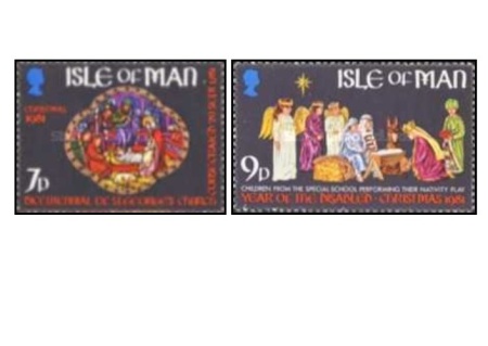 Isle of Man 1981 - Craciun, serie neuzata