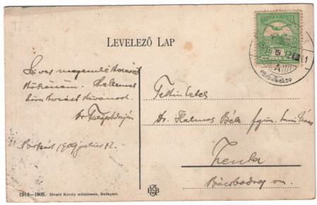 1909 - Borsec-bai, vila si izvorul Kossuth (jud.Harghita) - Img 2