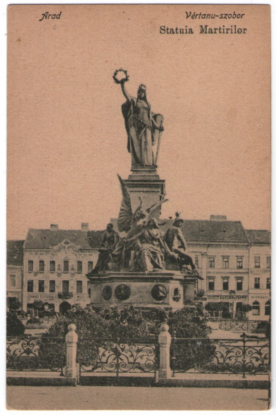 1918 - Arad, Statuia Martirilor (jud. Arad)