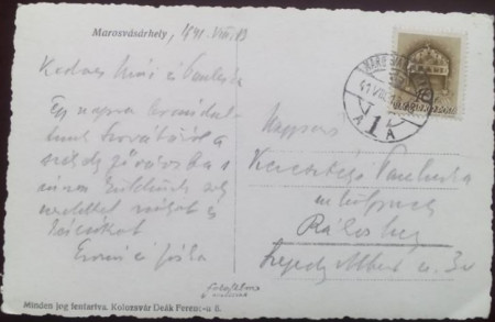 1941 - Targu Mures, biserica cetatii (jud. Mures) - Img 2