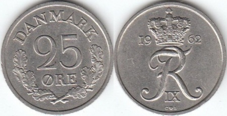 Danemarca 1962 - 25 ore, circulata