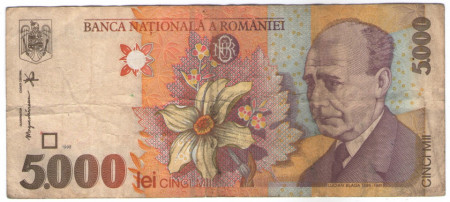 Romania 1998 - 5000 lei, circulata